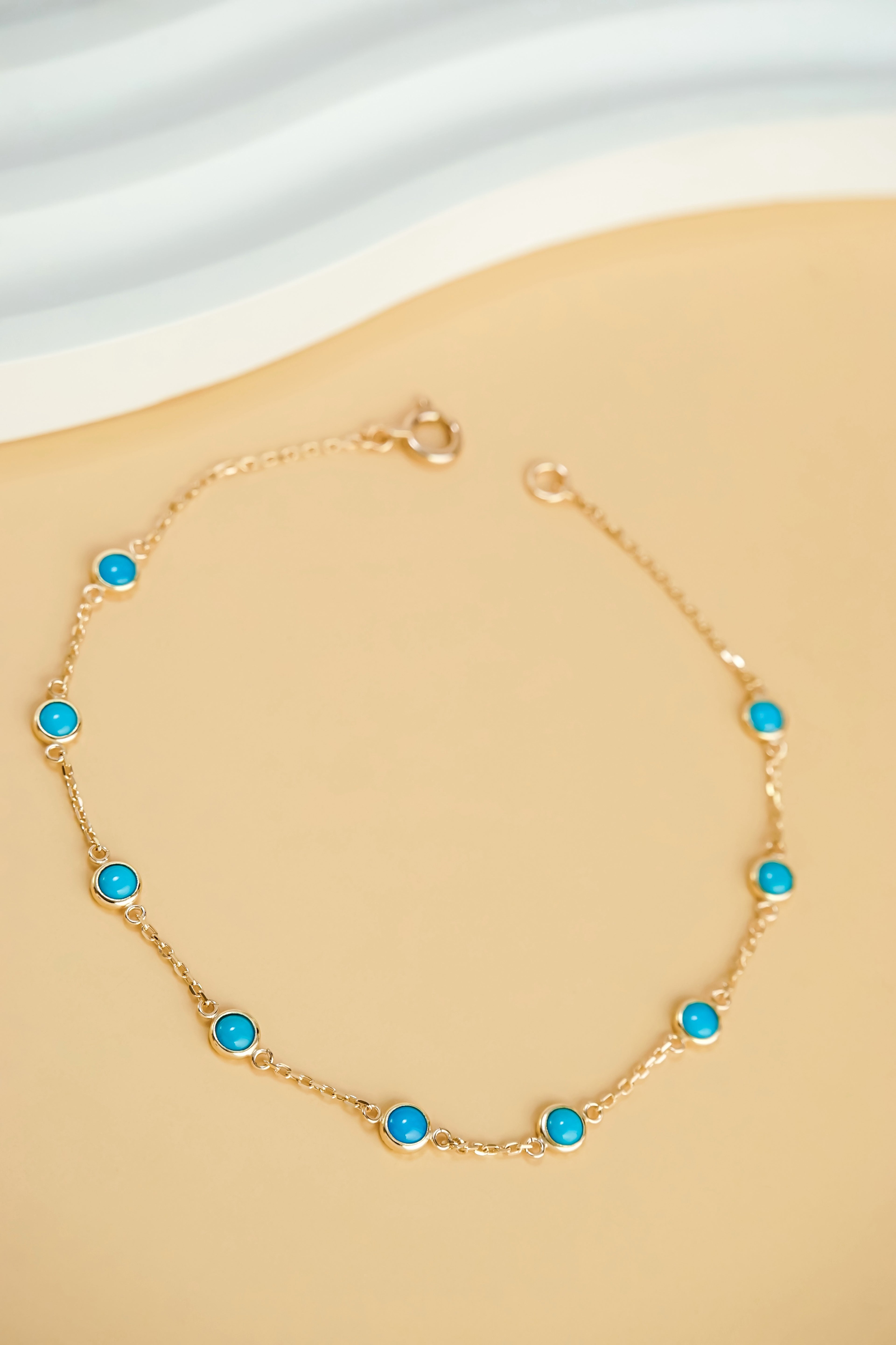 日系10K金綠松石手鍊