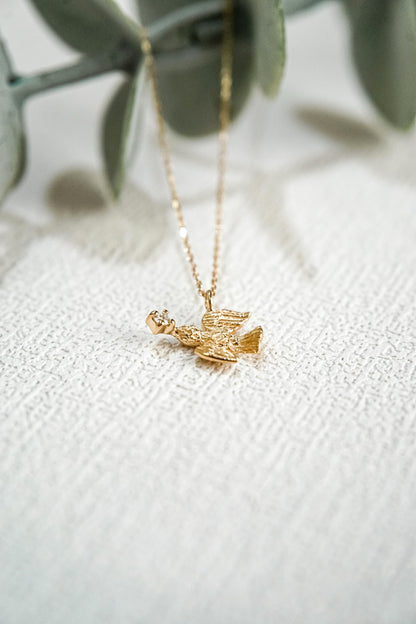 Dove Diamond Necklace